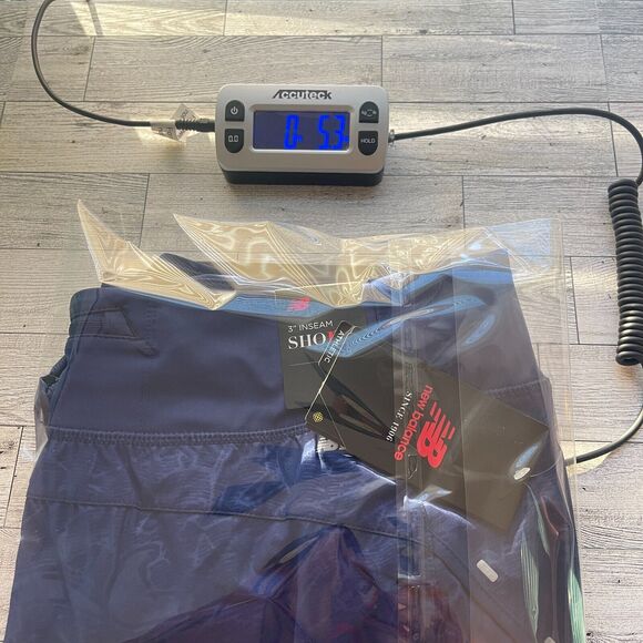 New Balance Womens Impact Running Shorts Large Blue Brief Lined Wicking Stretch - Picture 11 of 12